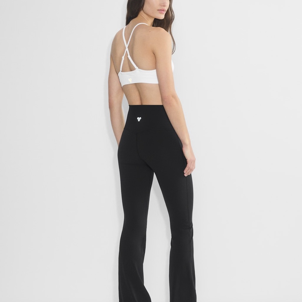 TNA butter black flare leggings